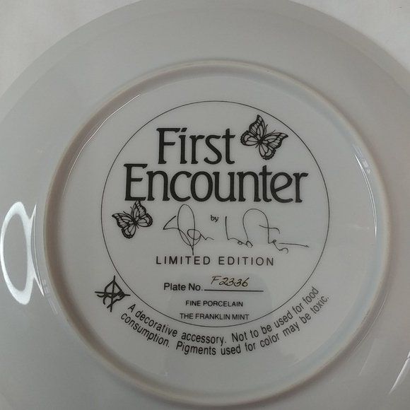 "First Encounter" Plate Limited Edition - Picture 3 of 3